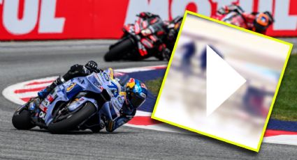 Camarógrafo se salva de milagro de ser impactado por moto en el GP de Hungría | VIDEO