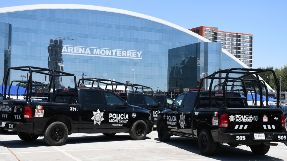 Operativo vial y de seguridad en la Arena Monterrey por el concierto de Shakira.