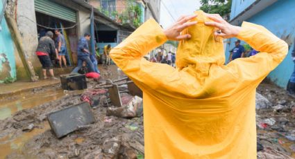 Lluvias dejan casas afectadas en Jiutepec, Morelos; rescatistas recorren calles en lancha | VIDEO