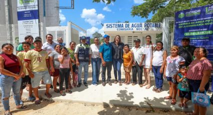 Entrega Cecilia Patrón nueva infraestructura y espacios públicos a comisarías de Mérida.