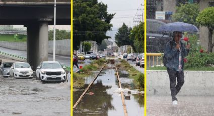 Lluvias en CDMX generan encharcamientos; estas son las avenidas afectadas