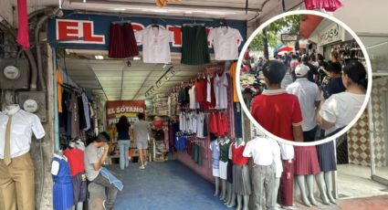 Así son las compras de última hora para comprar uniformes ante regreso a clases Monterrey