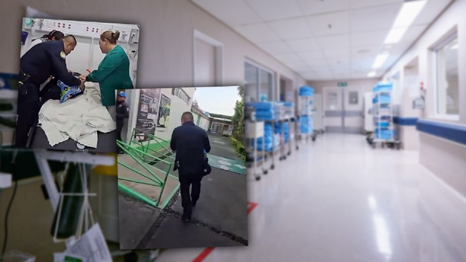 Al llegar al sitio, los policías hallaron a la menor envuelta en una cobija sobre el piso.