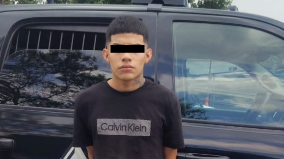 Edwin Eduardo S., de 21 años, fue detenido en Monterrey; contaba con orden de aprehensión por homicidio.