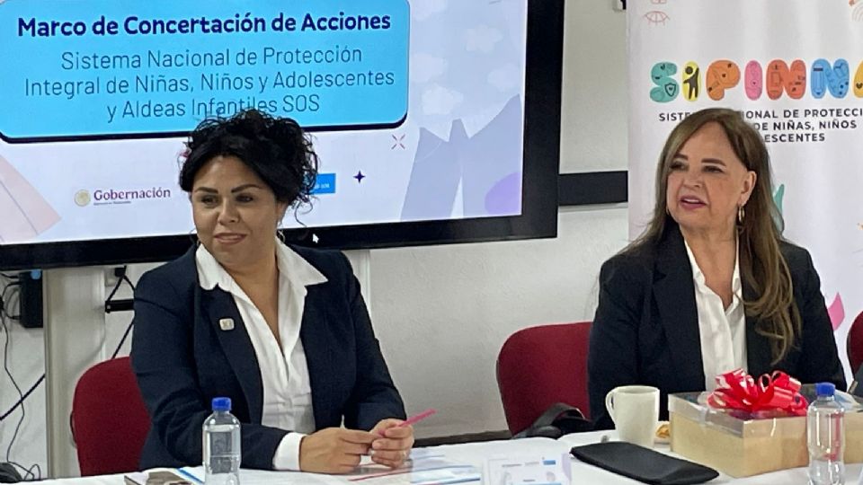 Aldeas Infantiles SOS y SIPINNA, firmaron un convenio de colaboración en favor de los menores migrantes.