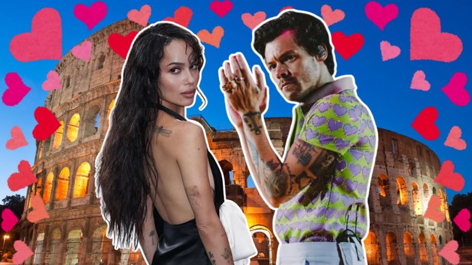 Harry Styles y Zoë Kravitz juntos en Roma y desatan rumores de romance