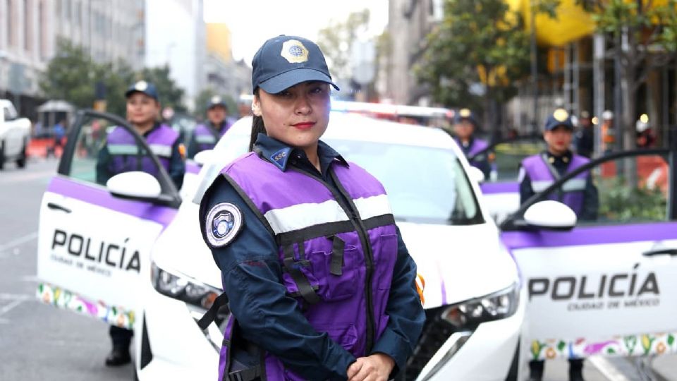 Patrullas de la policía especializada.