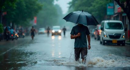 Permanecen activas Alertas Roja, Naranja y Amarilla por fuertes lluvias en CDMX