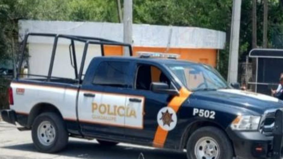 Elementos de la Policía de Guadalupe acordonaron la zona del ataque.