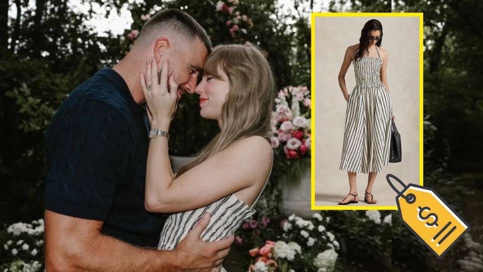 ¿Cuánto cuesta el vestido que Taylor Swift usó para anunciar su compromiso con Travis Kelce?