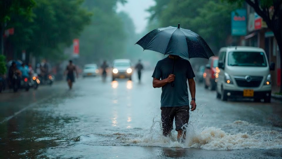 Sugirió evitar transitar por caminos con encharcamientos o inundados.