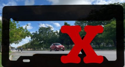 Aditamentos en placas: ¿los yucatecos debemos retirar los porta placas de nuestros vehículos?