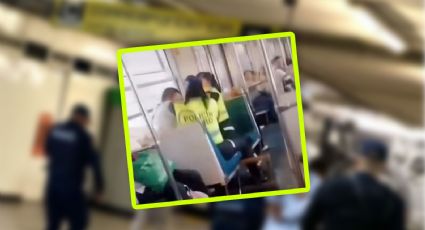VIDEO | Pasajeros defienden a comerciante de abuso policial en el Metro CDMX