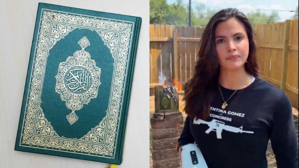 VIDEO | Candidata de origen colombiano quema el Corán y desata indignación en EE. UU