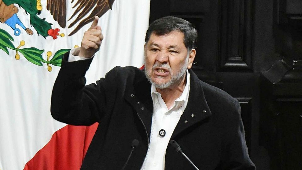 Gerardo Fernández Noroña, presidente del Senado de la República.