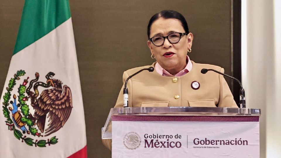 La Secretaria de Gobernación, Rosa Icela Rodríguez.