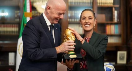 Claudia Sheinbaum se reunió con Gianni Infantino, presidente de la FIFA, para preparar el Mundial 2026