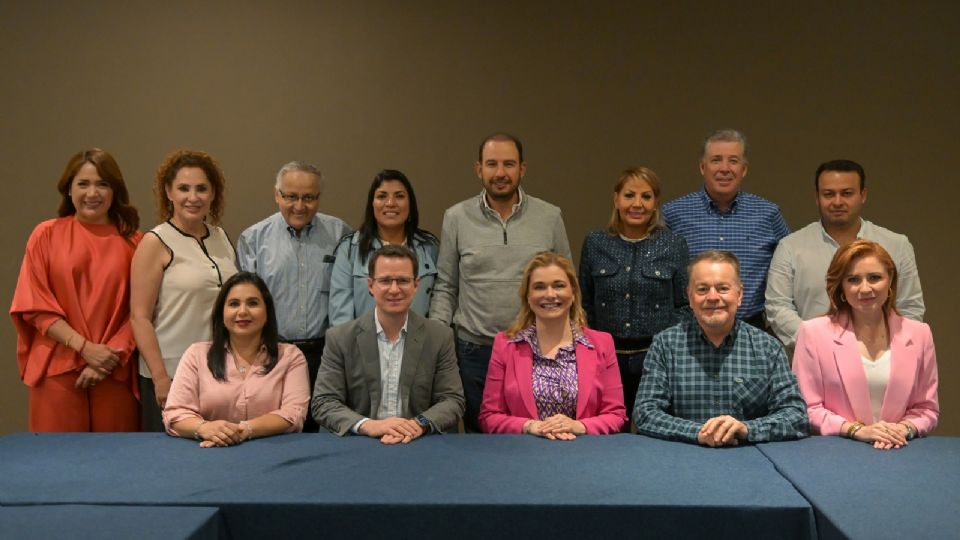 La mandataria recibió a la comitiva encabezada por el legislador Mario Vázquez Robles.