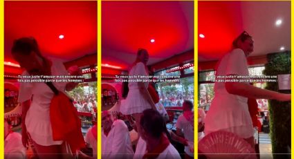 Momento polémico: exjugador de rugby levanta la falda de influencer y desata críticas | VIDEO