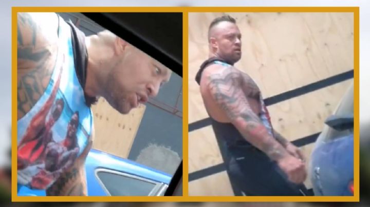 VIDEO | Sujeto amenaza a conductor de DiDi tras dañar su propio vehículo y confronta a pasajera