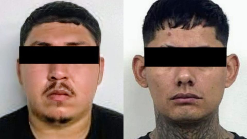 Los detenidos fueron identificados como Hugo “N” de 30 años y Yan Carlos “N” de 20 años.