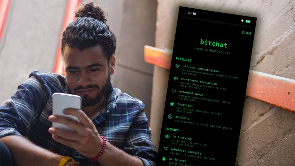 Al abrir la app, aparece el número de usuarios cercanos conectados.