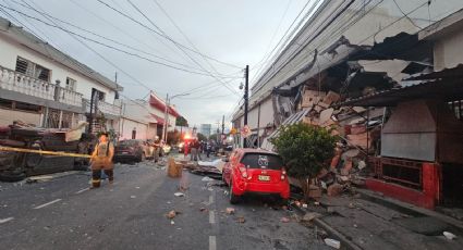 Fuerte explosión destruye negocio y daña cuatro casas en la colonia Nuevo Repueblo