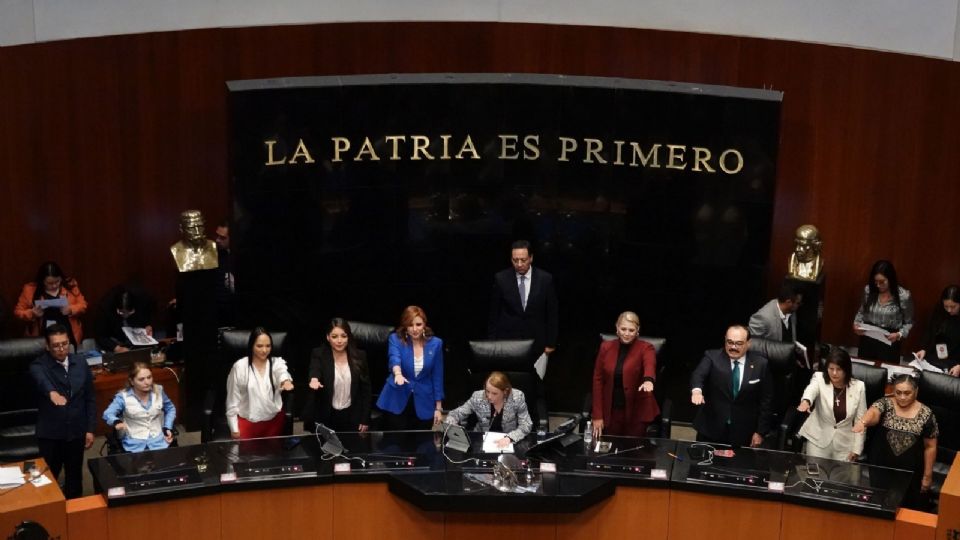 Para esta ceremonia, se ha montado un amplio dispositivo de seguridad en los alrededores de la sede de la Cámara Alta.