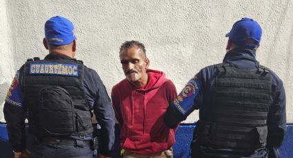 Policía Auxiliar en alcaldía Cuauhtémoc detiene a acosador y abusador sexual
