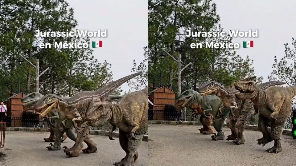 Descubren Jurassic World con estilo mexicano y se hace viral