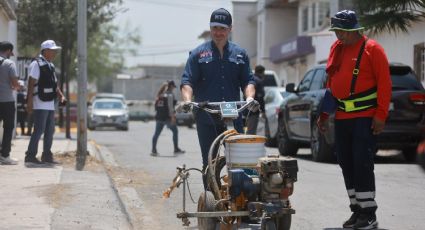 Adrián de la Garza supervisa limpieza y descacharrización en La Alianza