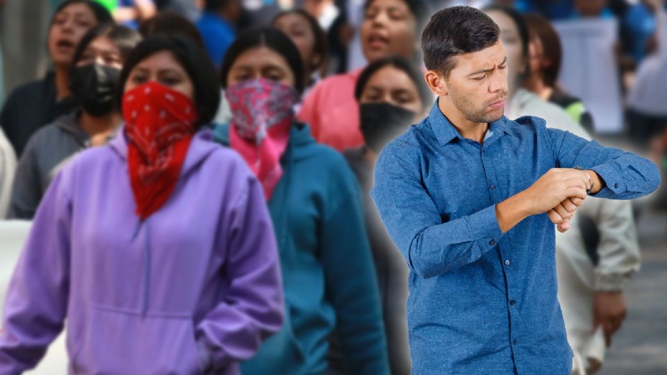 Desde temprana hora se cerró la circulación en Castilla Oriente, a la altura de 22 de Febrero, en la colonia Los Reyes.