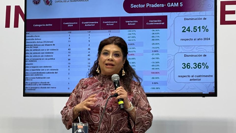 Clara Brugada, jefa de Gobierno de la CDMX.