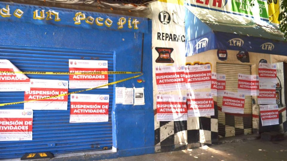 El INVEA instaló sellos de suspensión que son inquebrantables.