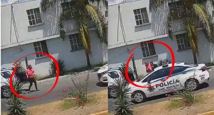 VIDEO | Policía de San Nicolás salva mujer que se atragantaba en la vía pública