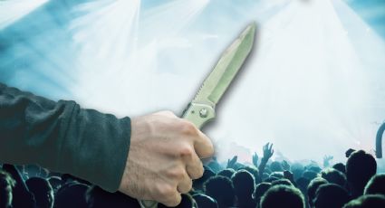 VIDEO | Mujer intenta apuñalar a personas durante riña en concierto de Damas Gratis