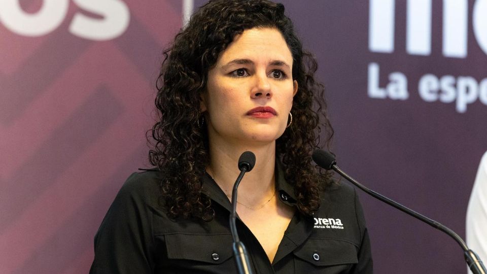 Luisa María Alcalde, presidenta nacional de Morena.