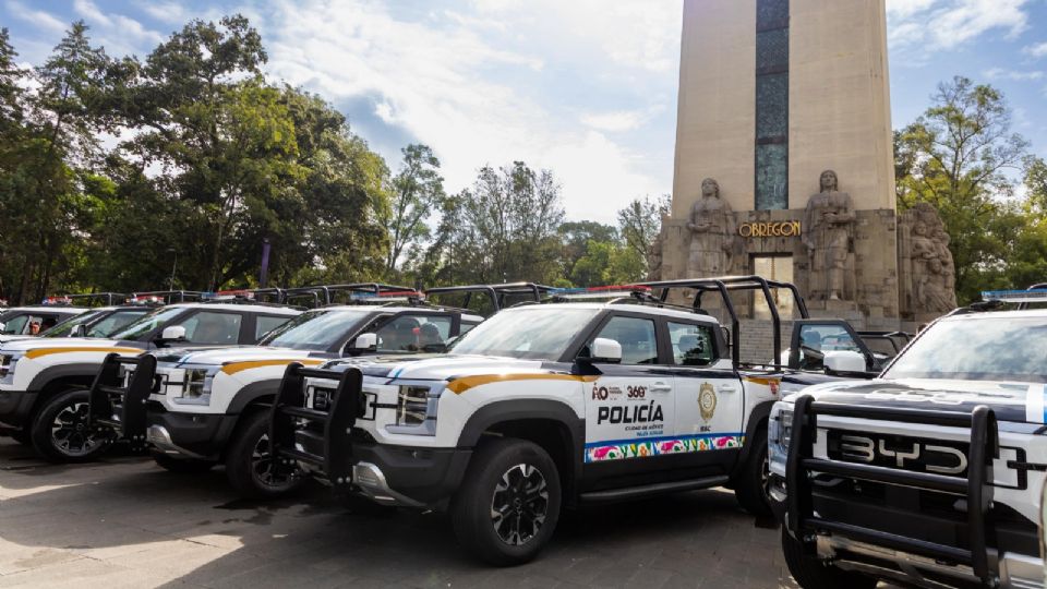 La Alcaldía Álvaro Obregón fortalece su Estrategia Integral de Seguridad 360 con la incorporación de 125 patrullas nuevas a su parque vehicular.