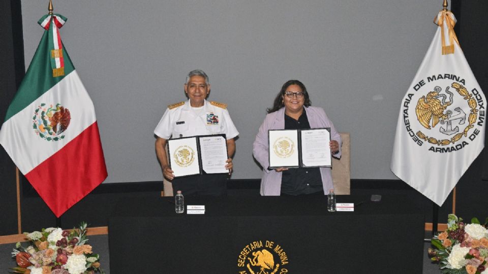 Secretarías de Marina y de las Mujeres.