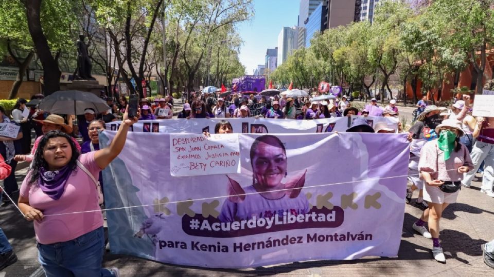 Pide libertad para Kenia Hernández.