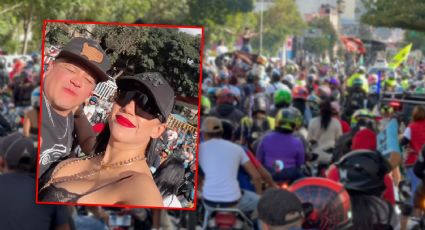 ¡Al corralón! Rodada de Sandra Cuevas termina con dos lesionados y más de 100 motos remitidas