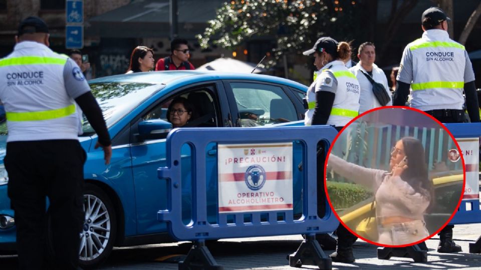 Apodan a mujer como 'Lady Cerda', tras insultar a policías que no se dejaron sobornar.