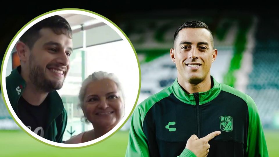 La mujer no dudó en posar junto a la celebridad, aunque no lo conocía.