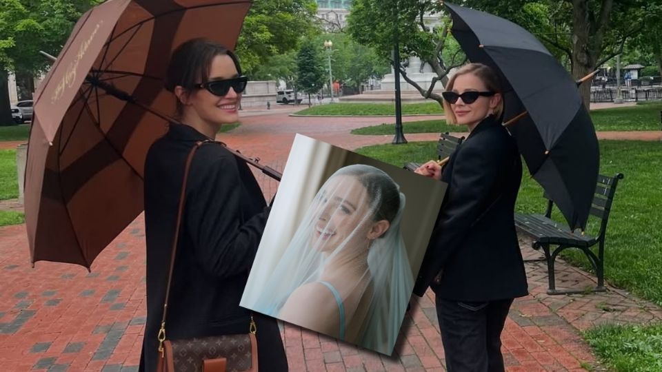 Así fueron los vestidos de novia de Chloë Grace Moretz y Kate Harrison en su boda.