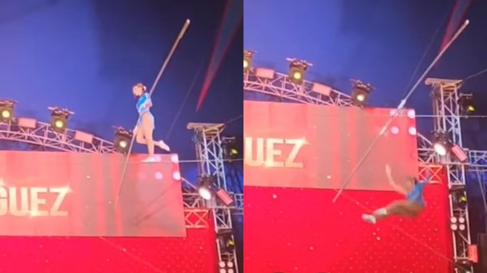 De una altura de 10 metros, esta trapecista sufrió una fatal caída que se hizo tendencia. Checa cómo está.