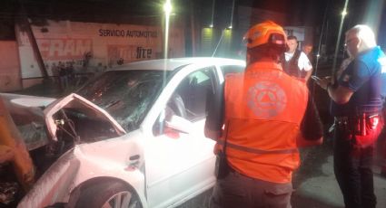 Muere tras chocar su auto en Apodaca