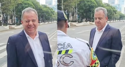 Bloquea Metrobús en Reforma y se hace viral como ‘Lord Berrinches’