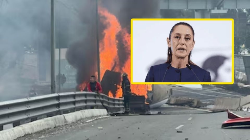 Claudia Sheinbaum manda mensaje a víctimas de la explosión de pipa en Zaragoza