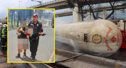 Explosión de pipa de gas en CDMX: así fue como un policía salvó a una bebé en Puente de la Concordia