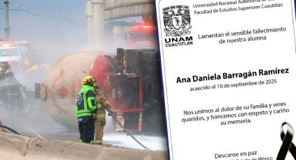 FES Cuautitlán lamenta fallecimiento de Ana Daniela Barragán tras explosión de pipa en Iztapalapa
